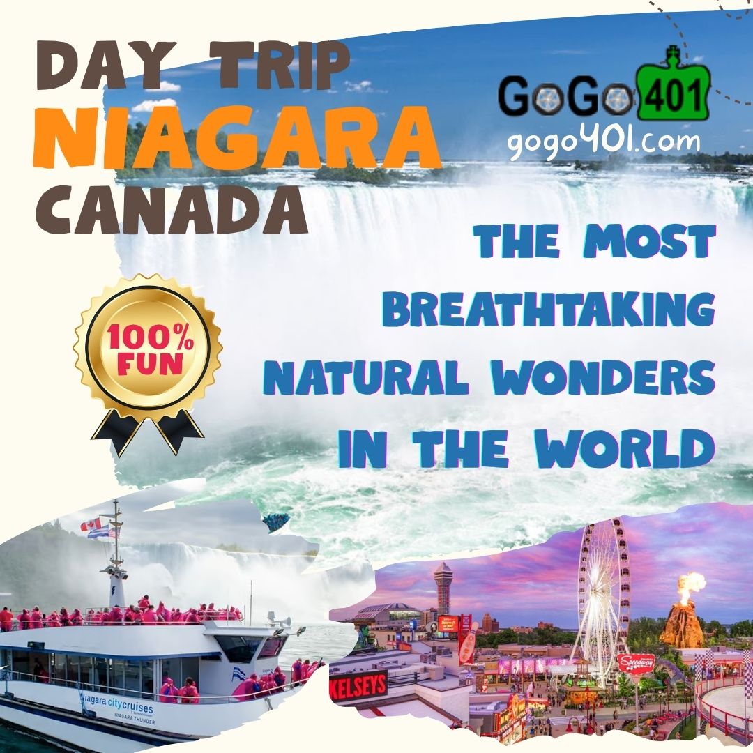 Day Trip Niagara Canada with GO GO 401 !!